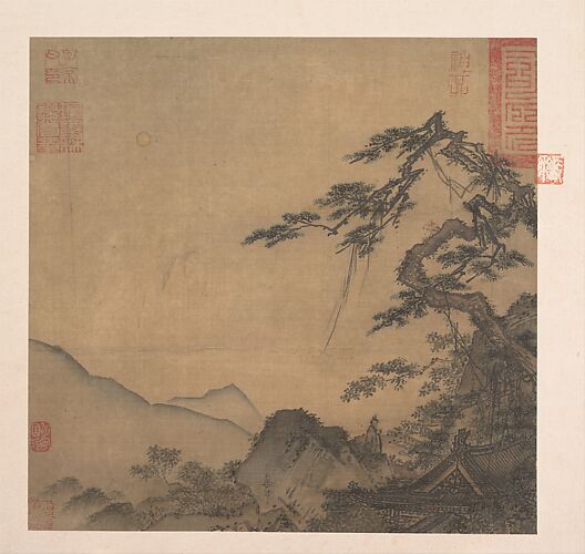 Landscape with great pine