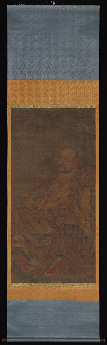 Bhadra, The Sixth Luohan, Unidentified artist Chinese, 14th century, Hanging scroll; ink and color on silk, China
