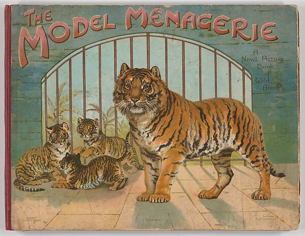 The Model Menagerie, A Novel Picture Book of Wild Animals, L. L. Weedon (British, active 1890s), Illustrations: color lithographs and commercial process prints 