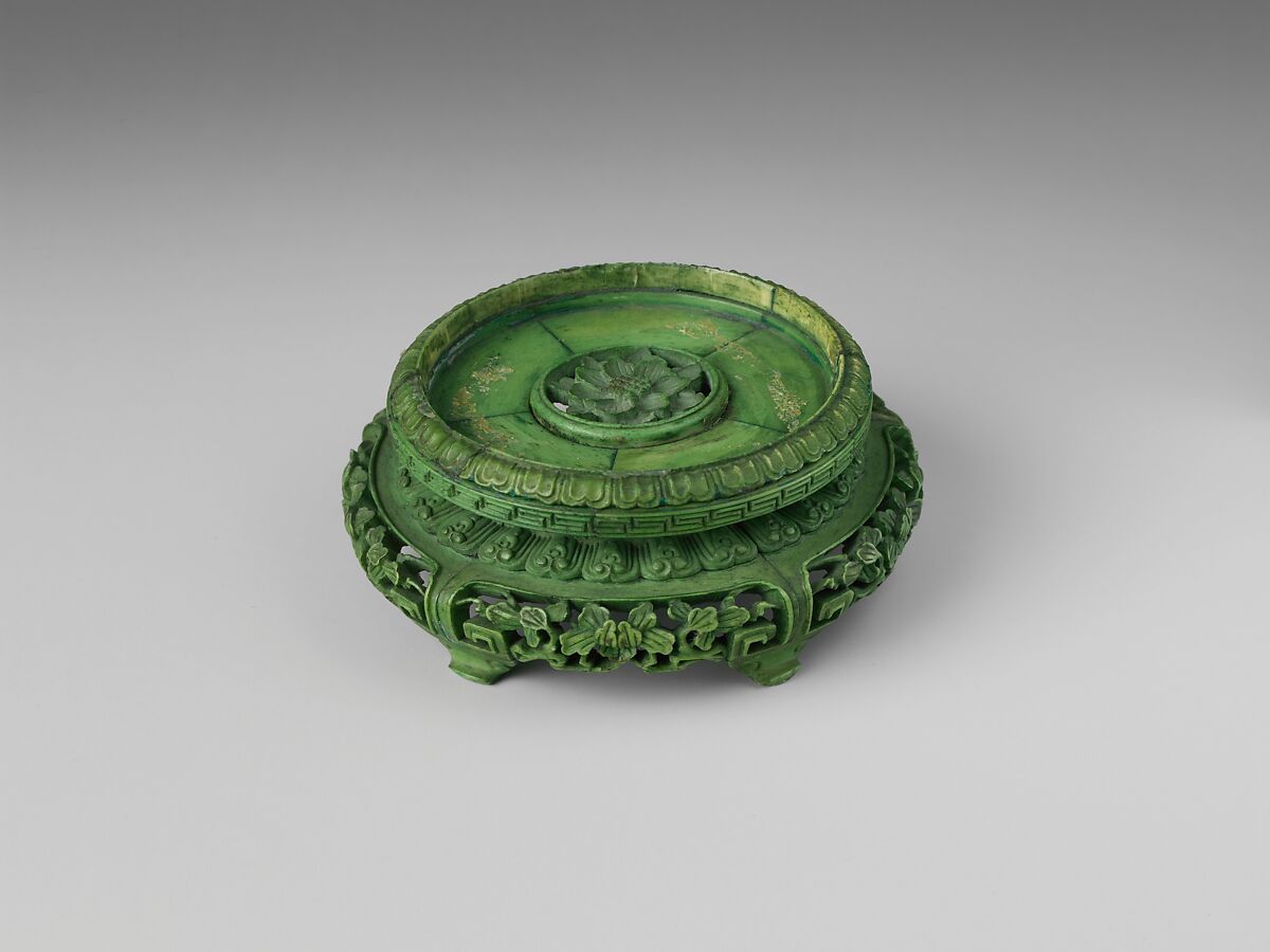 Finger Bowl, Opaque glass with enamel decoration, British