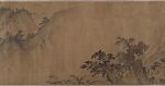 Fishermen Hermits in River Country, Unidentified artist (Chinese, 19th or 20th century), Handscroll; ink on silk, China