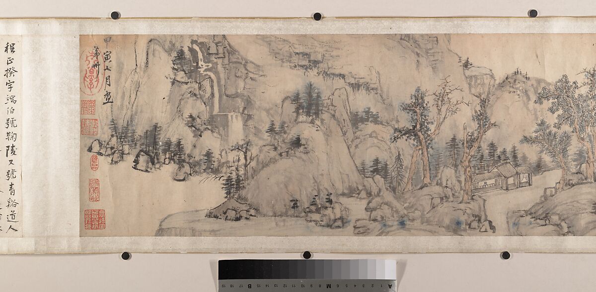 Dream Landscape, Cheng Zhengkui (Chinese, 1604–1676), Handscroll; ink and color on silk, China