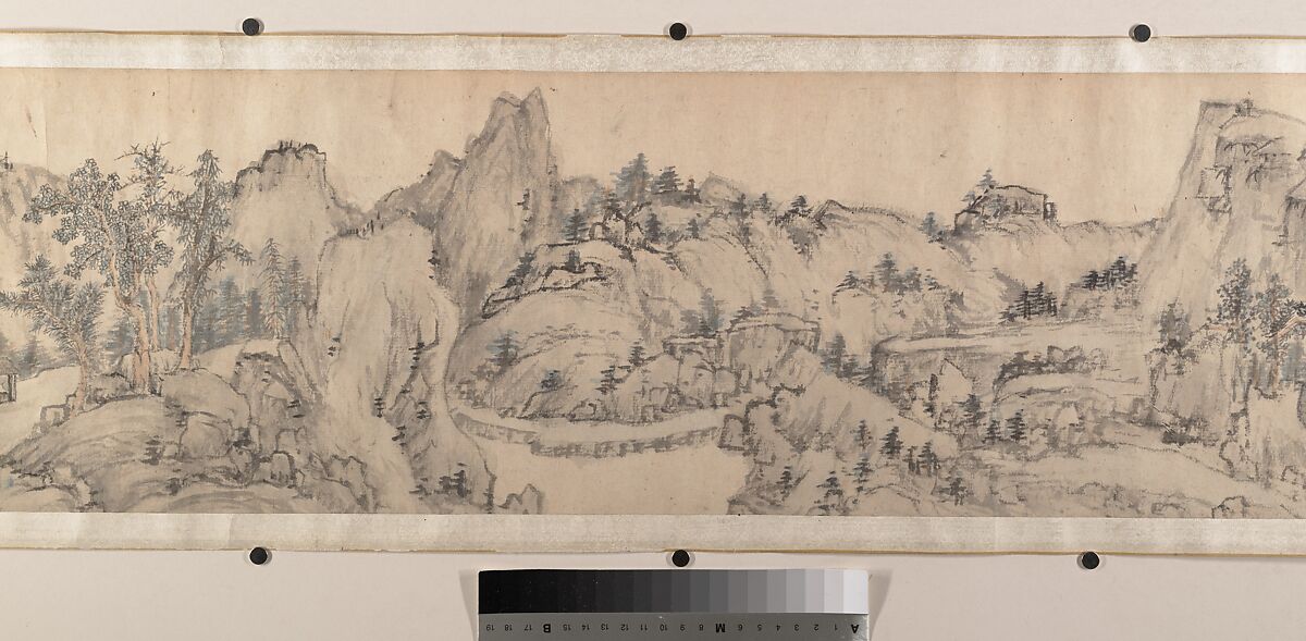 Dream Landscape, Cheng Zhengkui (Chinese, 1604–1676), Handscroll; ink and color on silk, China