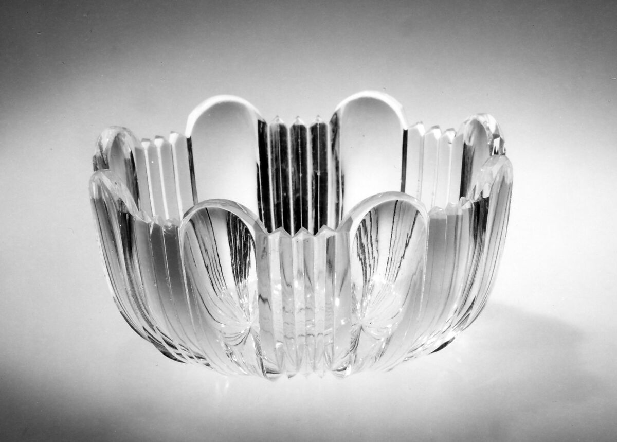 Finger Bowl, Christian Dorflinger (1828–1915), Blown lead glass, American 