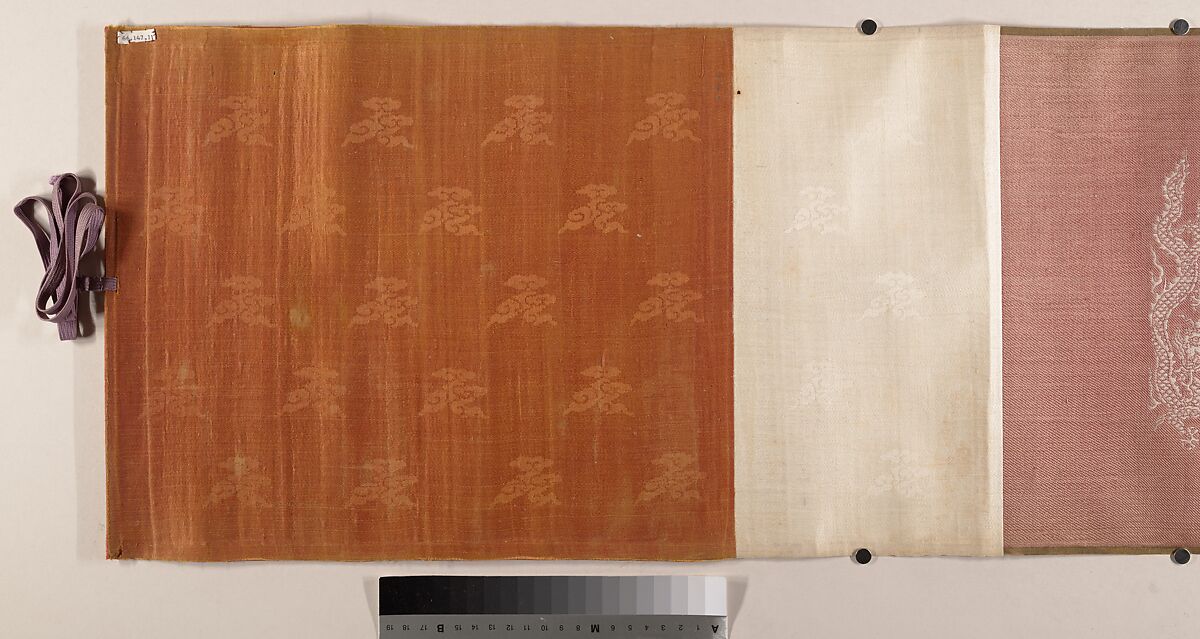 Rank patent, Handscroll; ink and color on silk and paper, China