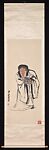 Portrait of the Immortal Liu Haixian, Qi Baishi (Chinese, 1864–1957), Hanging scroll; ink and color on paper, China