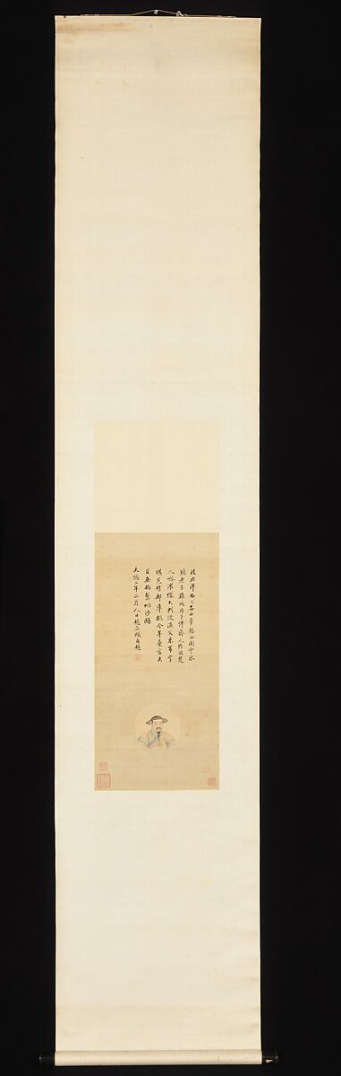 Copy of a Portrait of Zhao Mengfu, Unidentified artist, Hanging scroll; ink and color on silk, China