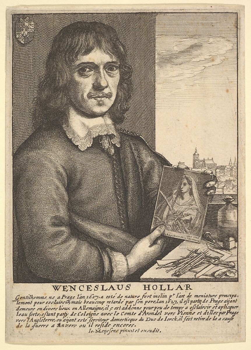 Weceslaus Hollar, Wenceslaus Hollar (Bohemian, Prague 1607–1677 London), Etching; second state of five 