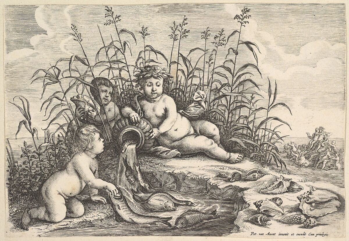 Water, Formerly attributed to Wenceslaus Hollar (Bohemian, Prague 1607–1677 London), Etching 