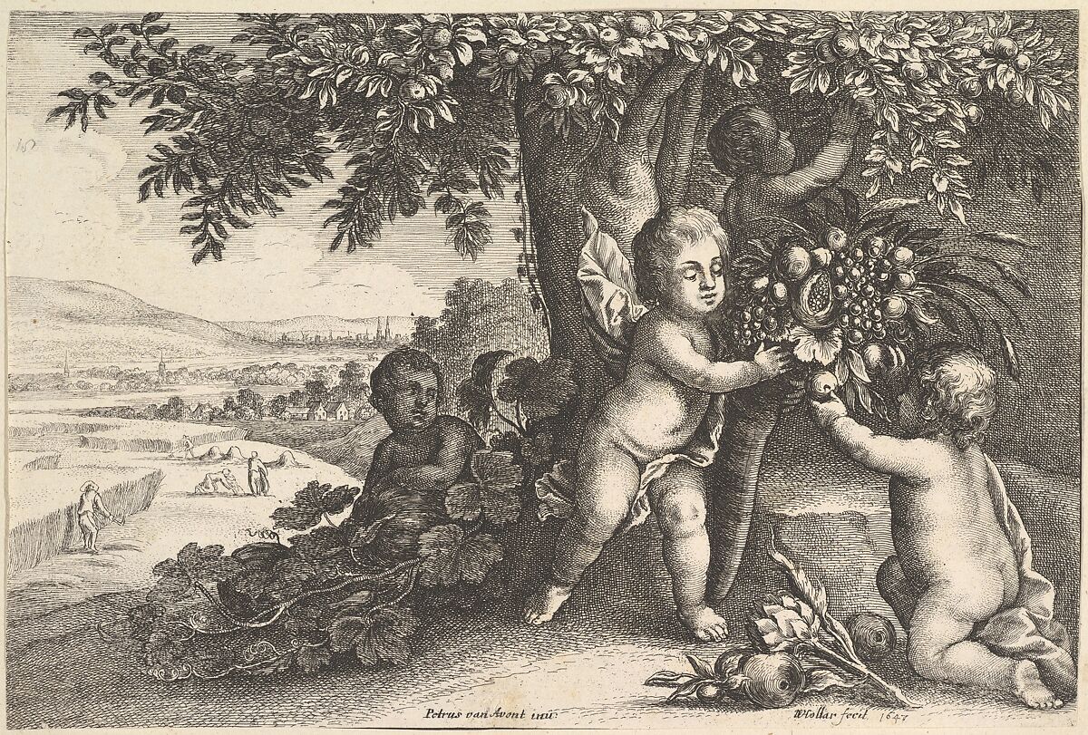 Earth, Wenceslaus Hollar (Bohemian, Prague 1607–1677 London), Etching 
