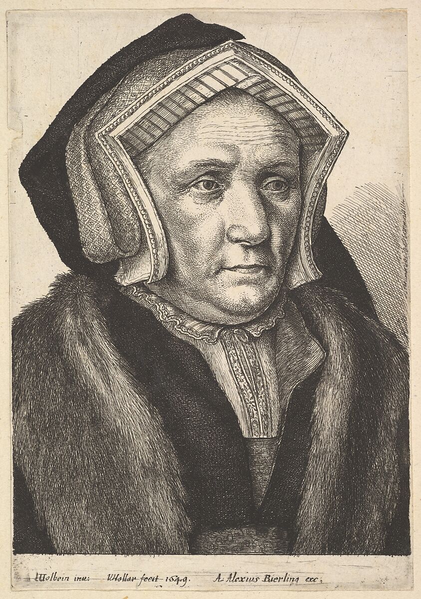 Lady Mary Butts, Wenceslaus Hollar (Bohemian, Prague 1607–1677 London), Etching; first state of three (NH) 