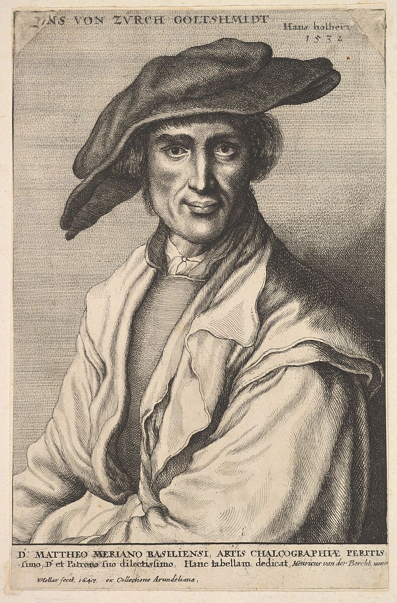 Hans von Zürch Goltshmidt, Wenceslaus Hollar (Bohemian, Prague 1607–1677 London), Etching, only state 