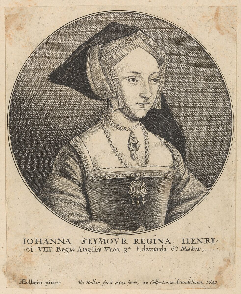 Iohanna Seymovr Regina Henri (Jane Seynour, Queen of Henry VIII), Wenceslaus Hollar (Bohemian, Prague 1607–1677 London), Etching; only state 