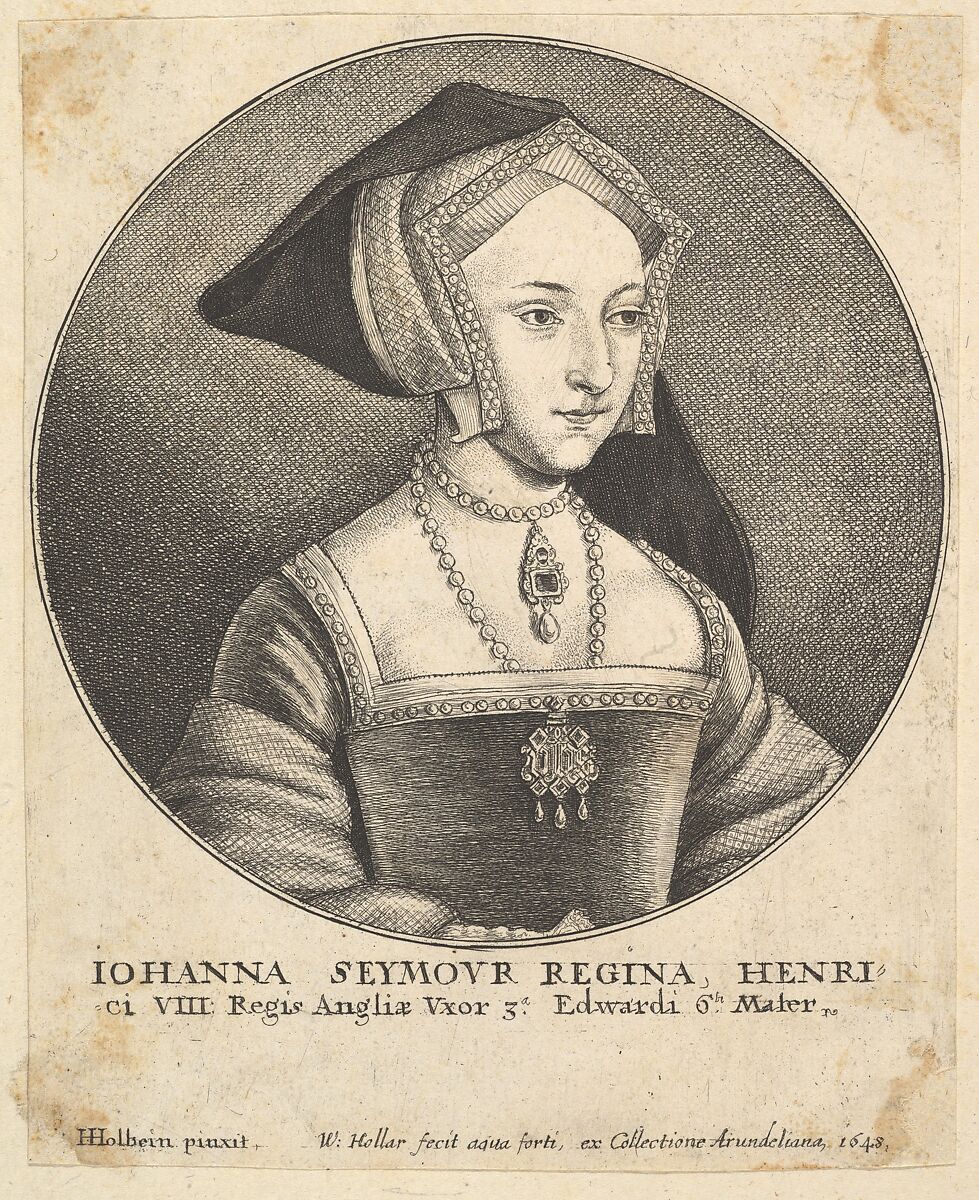 Iohanna Seymovr Regina Henri (Jane Seynour, Queen of Henry VIII), Wenceslaus Hollar (Bohemian, Prague 1607–1677 London), Etching; only state
