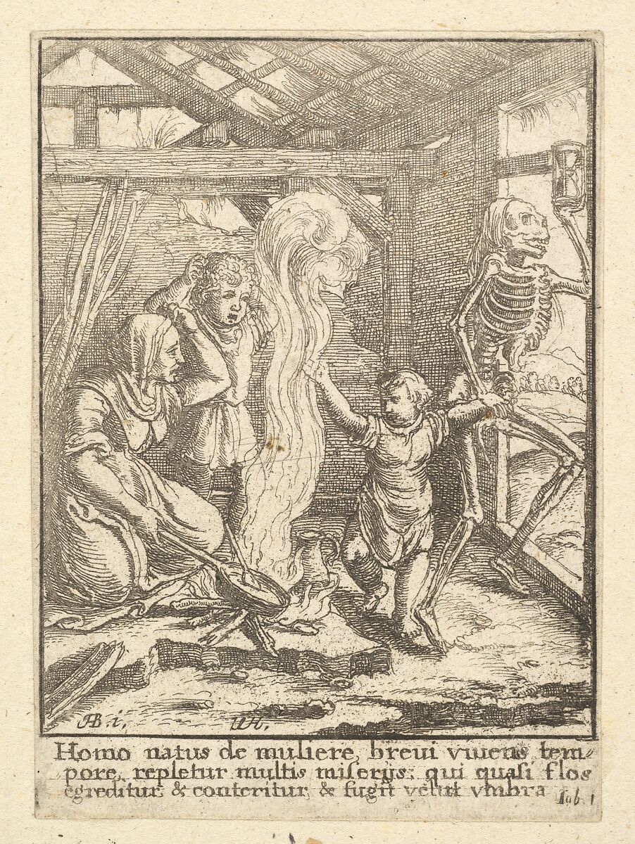 The Child, from the Dance of Death, Wenceslaus Hollar (Bohemian, Prague 1607–1677 London), Etching; second state of four 