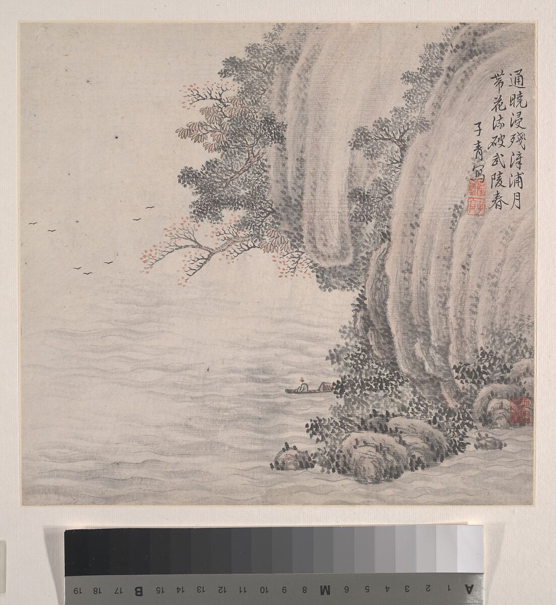 Landscapes, Zhang Zhiwan (Chinese, 1811–1897), Album of twelve leaves; ink and color on paper, China