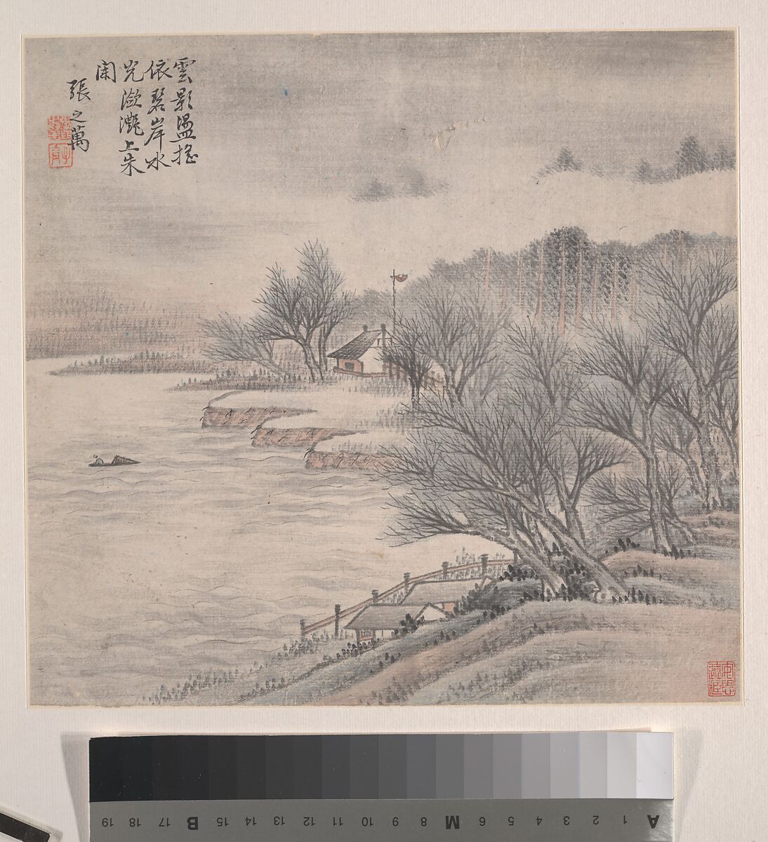 Landscapes, Zhang Zhiwan (Chinese, 1811–1897), Album of twelve leaves; ink and color on paper, China