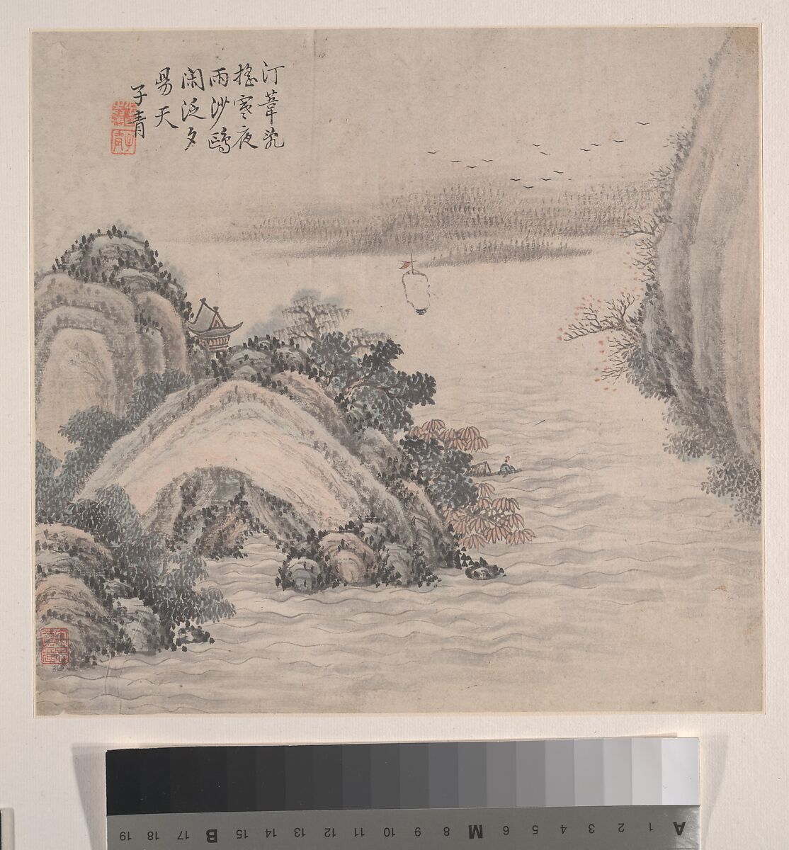 Landscapes, Zhang Zhiwan (Chinese, 1811–1897), Album of twelve leaves; ink and color on paper, China 