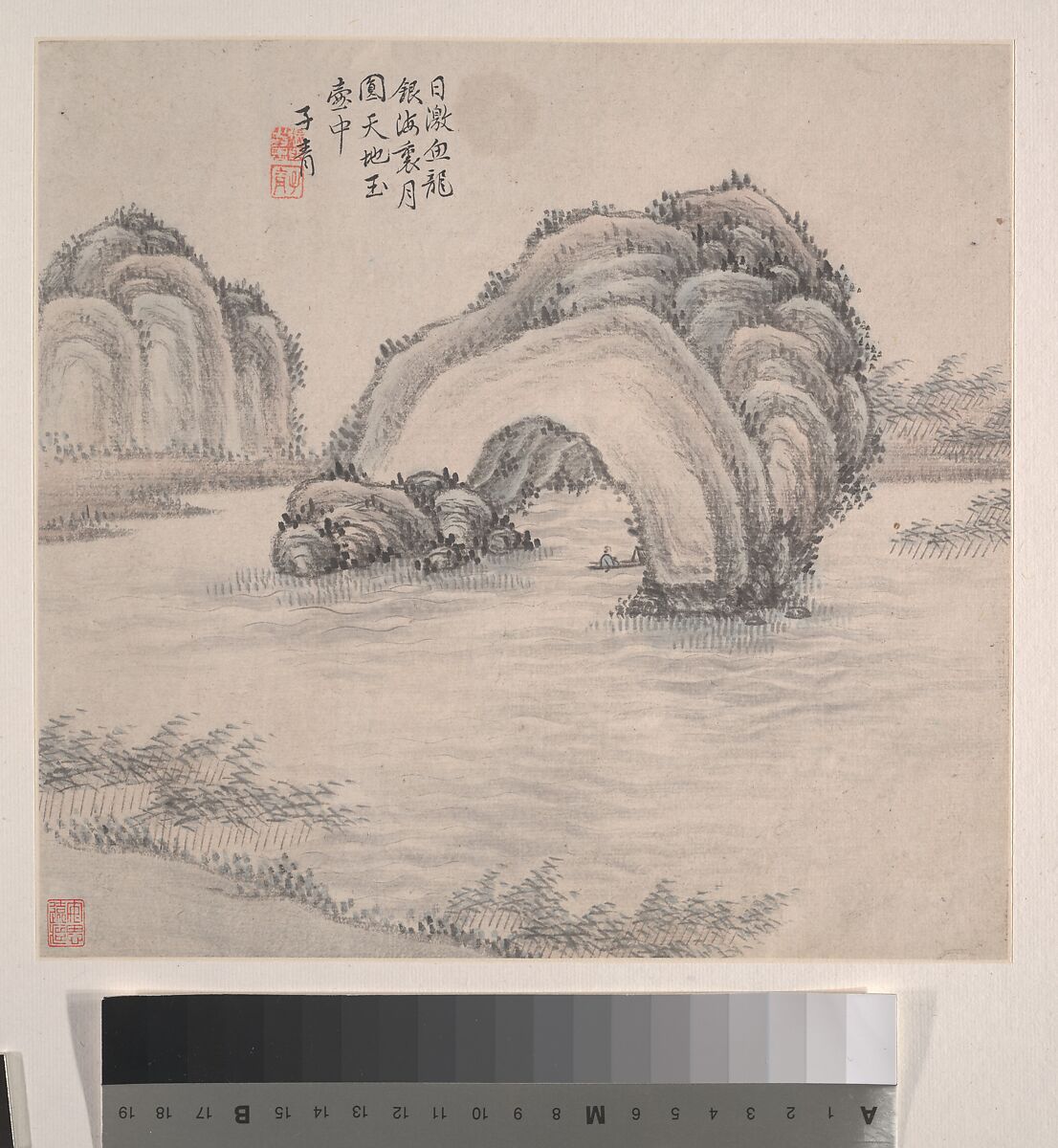 Landscapes, Zhang Zhiwan (Chinese, 1811–1897), Album of twelve leaves; ink and color on paper, China