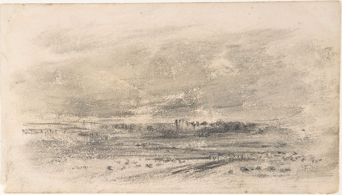 The South Downs, Anonymous, British, early 19th century, Brush and gray wash, touches of black pen and ink 