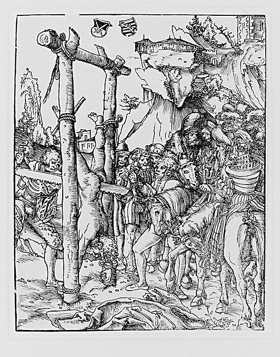 Simon, from The Martyrdom of the Twelve Apostles, Lucas Cranach the Elder (German, Kronach 1472–1553 Weimar), Woodcut