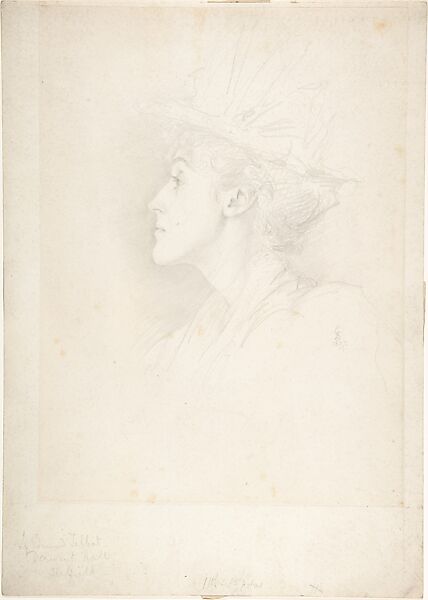 Lady Edmund Talbot, Derwent Hall, Sheffield, Attributed to Sidney Vacher (British, active 1886–1921), Graphite 
