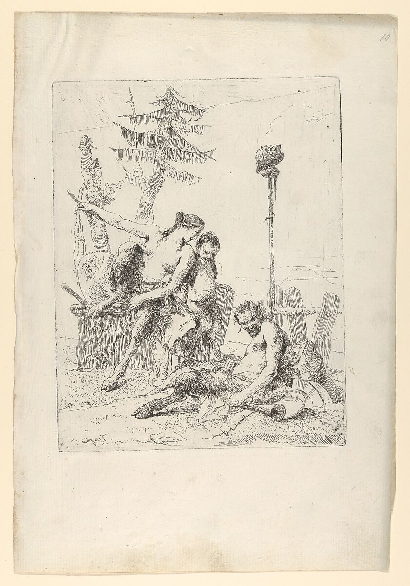 Satyr Family (Pan and his Family), from the Scherzi
