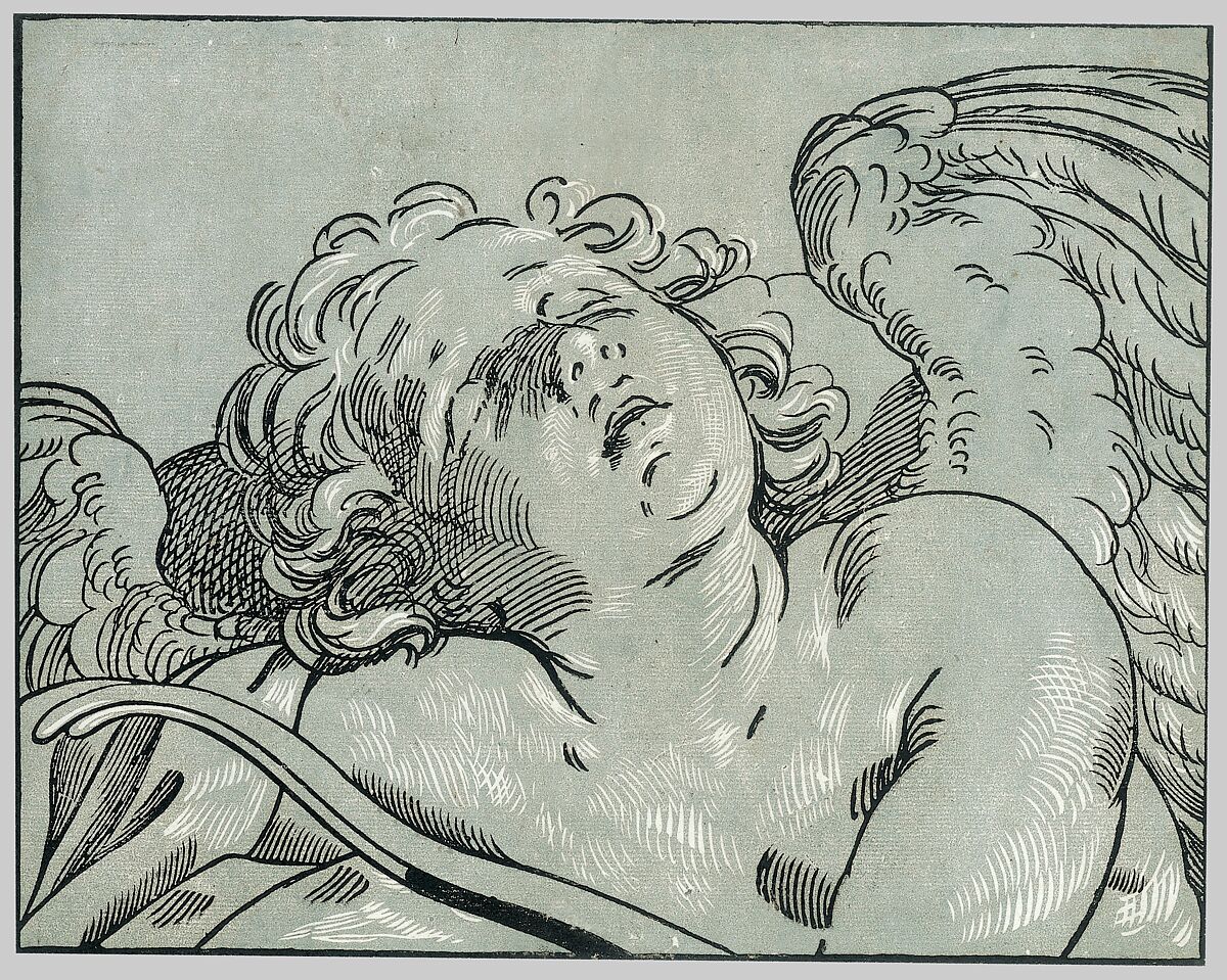 A sleeping cupid