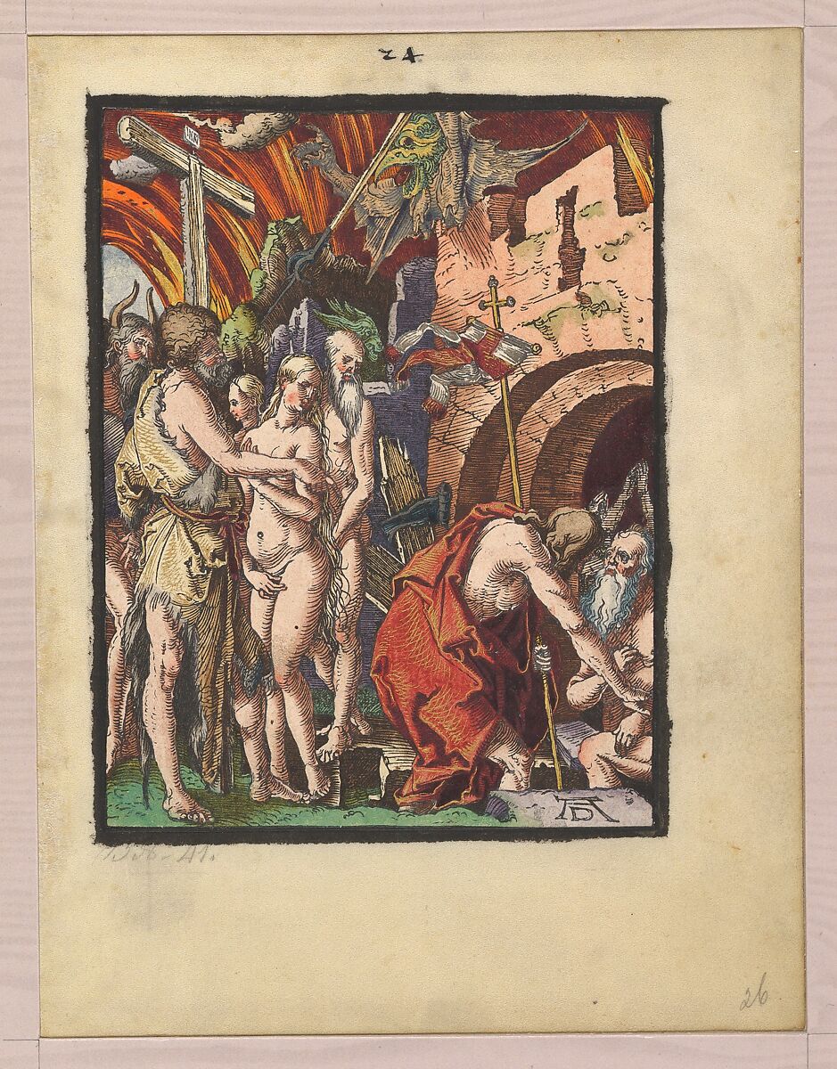 Small Woodcut Passion, Albrecht Dürer (German, Nuremberg 1471–1528 Nuremberg), Hand-colored woodcuts loose in red book binding