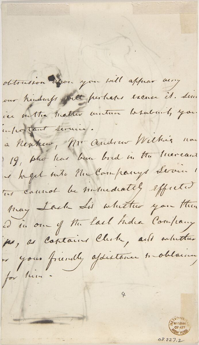 Studies for "The Bride at Her Toilet on the Day of Her Wedding", Sir David Wilkie (British, Cults, Scotland 1785–1841 off Gibraltar), Pen and brown ink, brush and brown wash