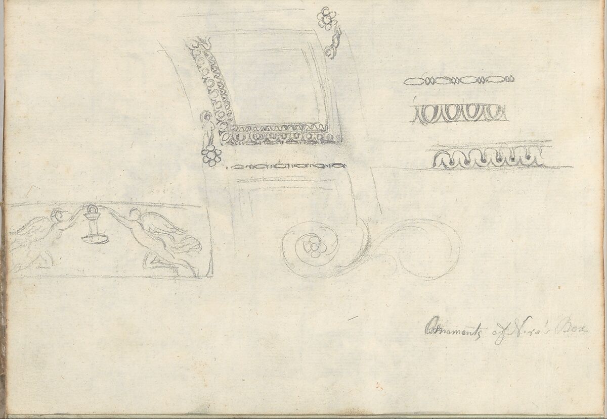 Smaller Italian sketchbook (containing 43 drawings on 44 leaves), Joseph Wright (Wright of Derby) (British, Derby 1734–1797 Derby), Graphite, pen and ink, brush and gray and yellow wash or watercolor