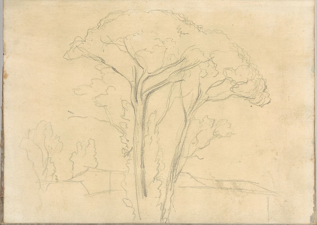 Smaller Italian sketchbook (containing 43 drawings on 44 leaves), Joseph Wright (Wright of Derby) (British, Derby 1734–1797 Derby), Graphite, pen and ink, brush and gray and yellow wash or watercolor