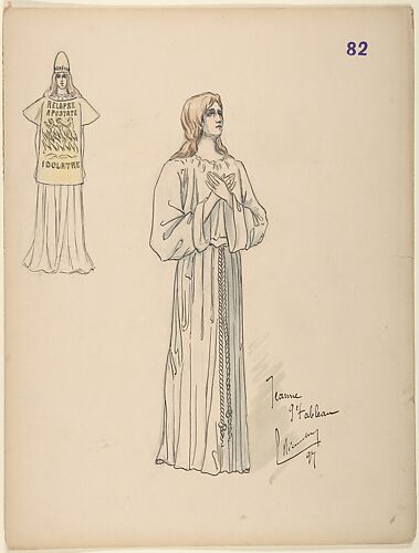 Joan of Arc; costume design for Jeanne d'Arc by the Paris Opera Company, 1897