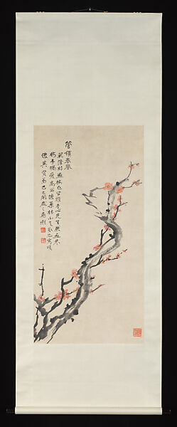 Herald of the Spring Breeze, Zeng Xi (Chinese, 1861–1930), Hanging scroll; ink and color on paper, China