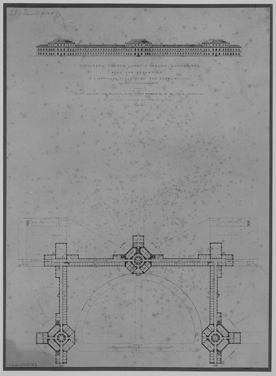 A. J. Davis, Scrapbook IV, Alexander Jackson Davis (American, New York 1803–1892 West Orange, New Jersey), Bound pages mounted with drawings and prints