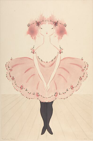 Pantomine Fairy, Max Beerbohm (British, London 1872–1956 Rapallo), Watercolor 