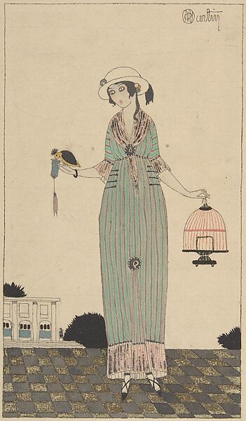 A Lady Feeding a Bird