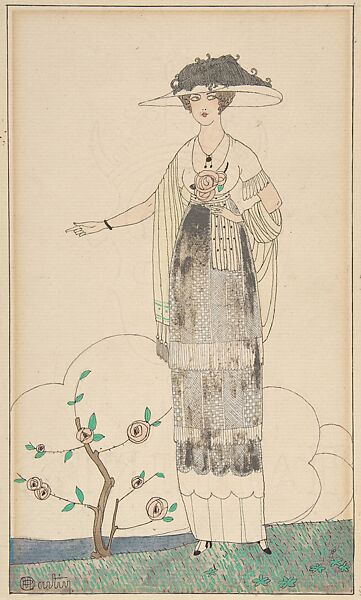 Charles Martin | A Lady and a Rose Bush | The Metropolitan Museum of Art