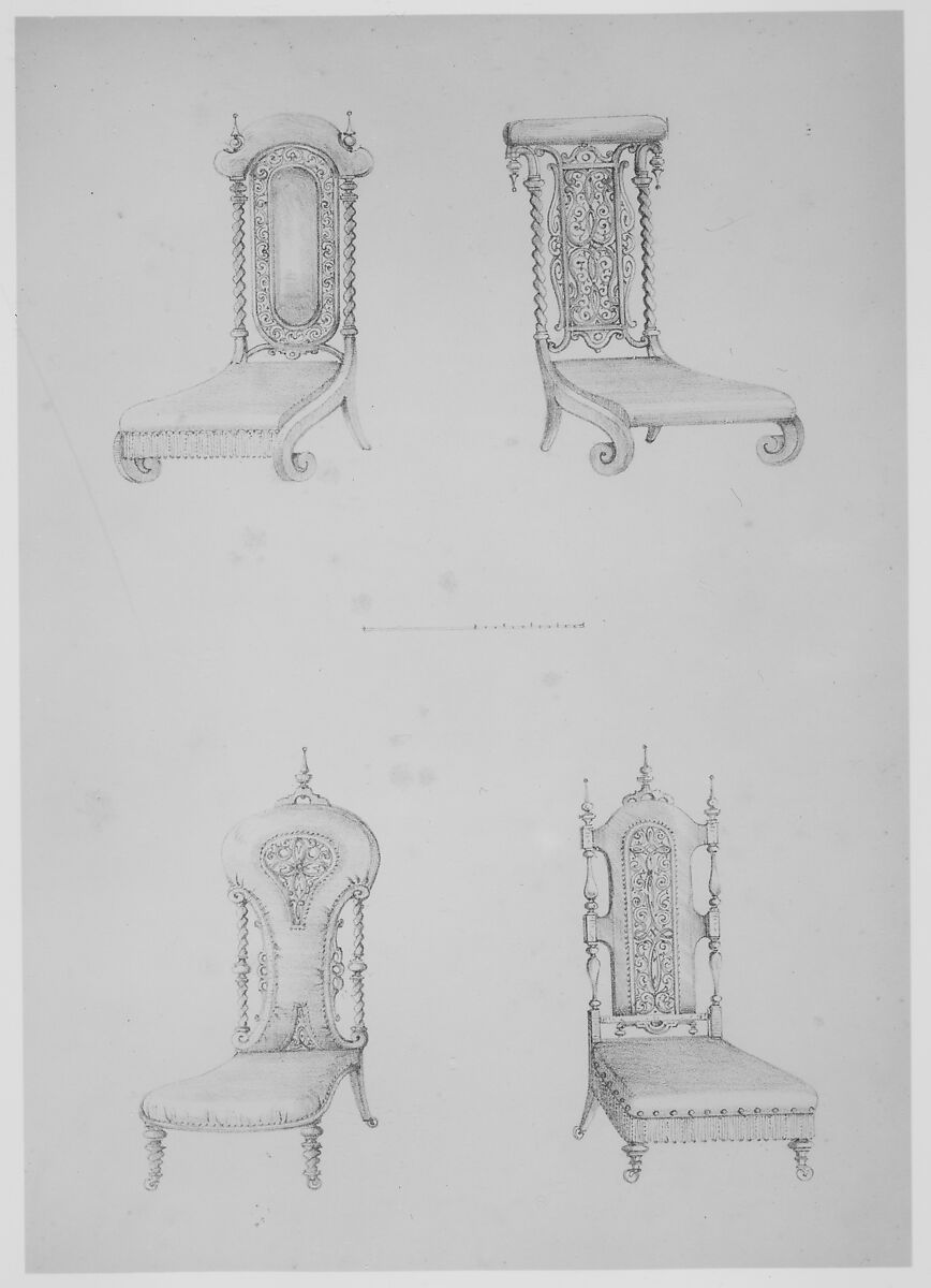Modern Furniture. Original and Select, James Lovegrove Holt (British, active early 19th century), Lithograph