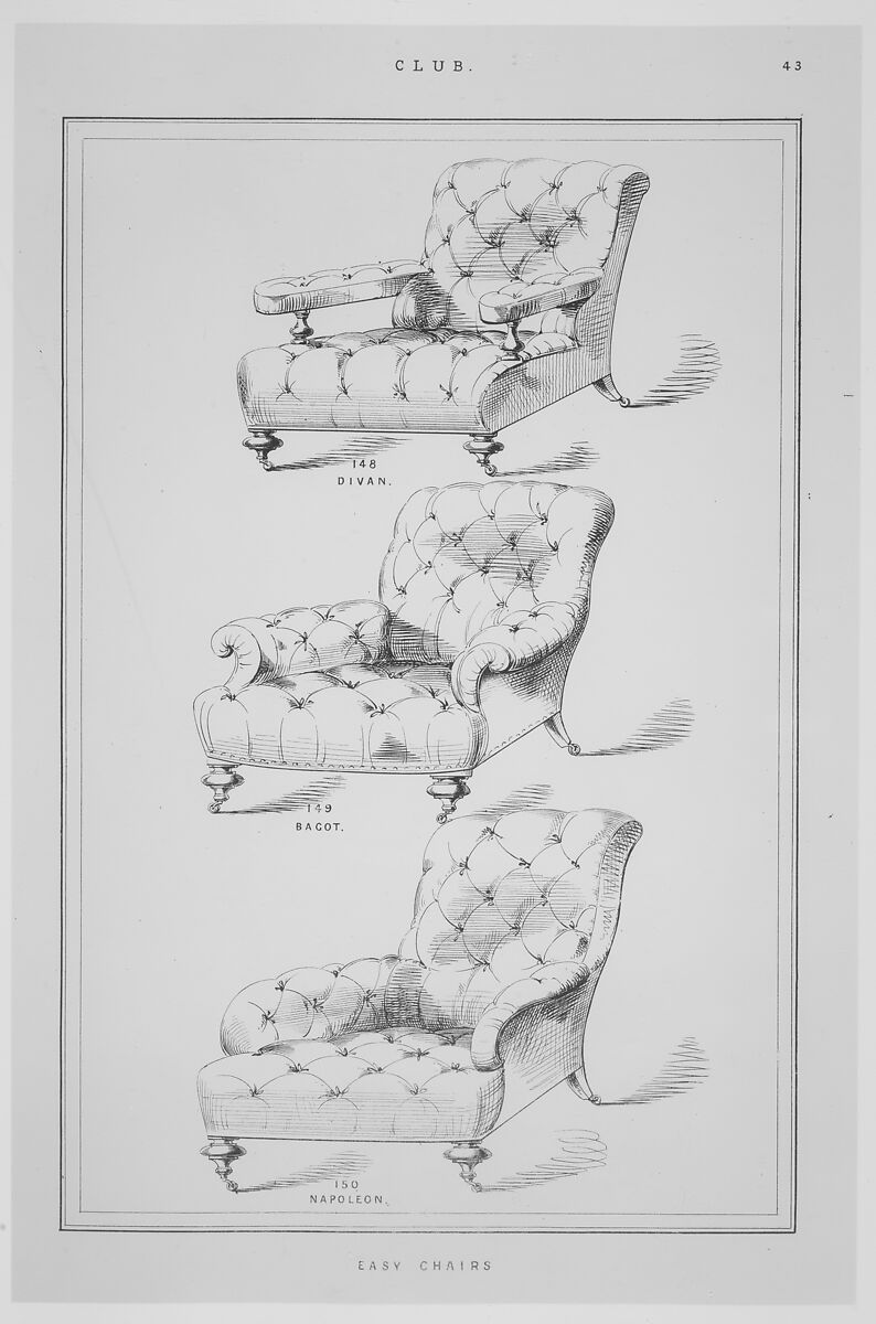 Modern Furniture. Original and Select, James Lovegrove Holt (British, active early 19th century), Lithograph