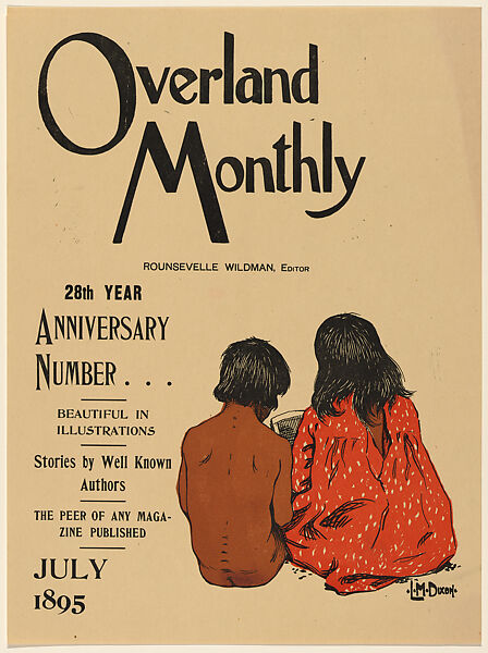 Overland Monthly, July, Lafayette Maynard Dixon (American, 1875–1946), Lithograph 