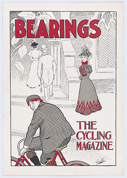 Bearings, The Cycling Magazine, Charles Arthur Cox (American, active 1890–99), Lithograph 