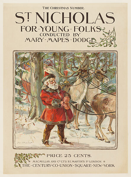 St. Nicholas for Young Folks, Alexander Joseph Rummler (American, Dubuque, Iowa 1867–1959), Lithograph 