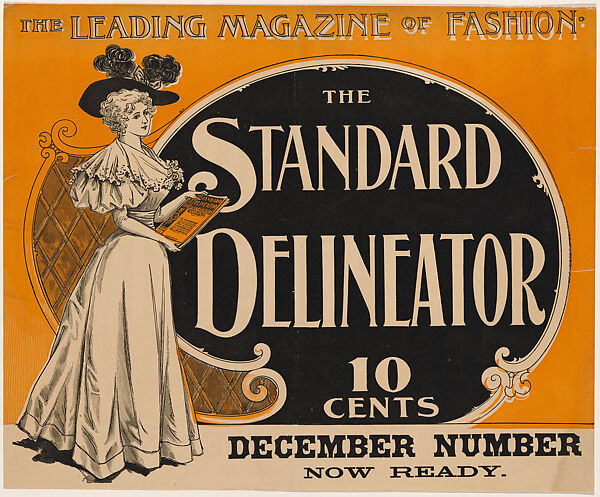 The Standard Delineator, December Number, Anonymous, American, 19th century, Lithograph 