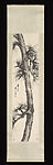 Pine, Tang Di (Chinese, 1878–1948), Hanging scroll; ink on paper, China