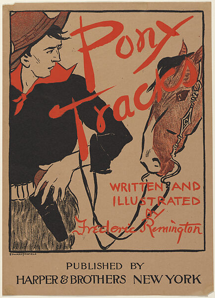 Pony Tracks, Edward Penfield (American, Brooklyn, New York 1866–1925 Beacon, New York), Lithograph 