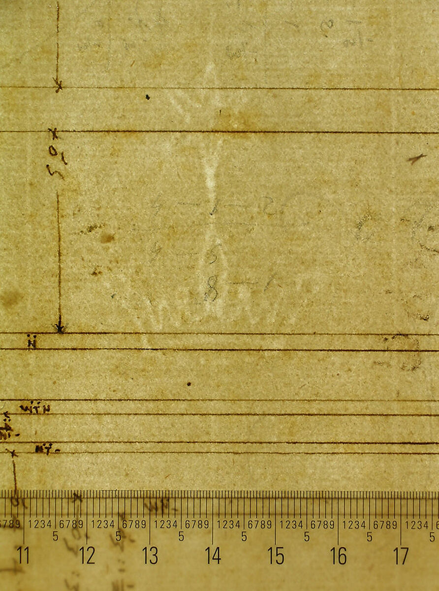 Unidentified, Composite base, elevation; Temple of Concordia, Composite base, elevation; Unidentified, Composite base, elevation (recto) blank (verso), Drawn by Anonymous, French, 16th century, Dark brown ink, black chalk, and incised lines