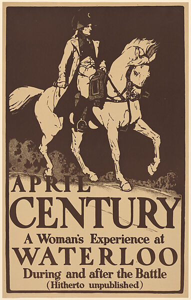 Century, A Woman's Experience at Waterloo, April, Anonymous, American, 19th century, Lithograph 