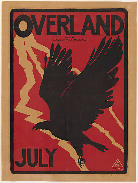 Overland Monthly, July, Lafayette Maynard Dixon (American, 1875–1946), Relief 