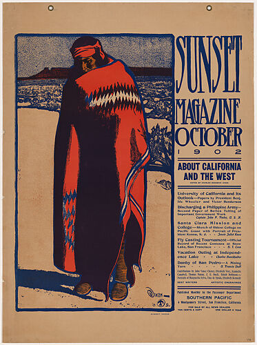 Sunset Magazine, Standing Indian